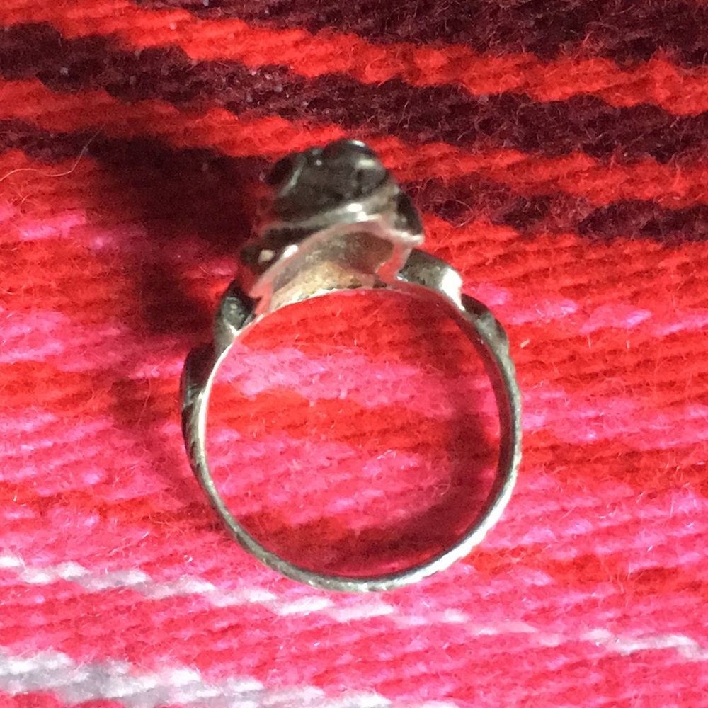 Sterling silver tree frog ring - Picture 9 of 11